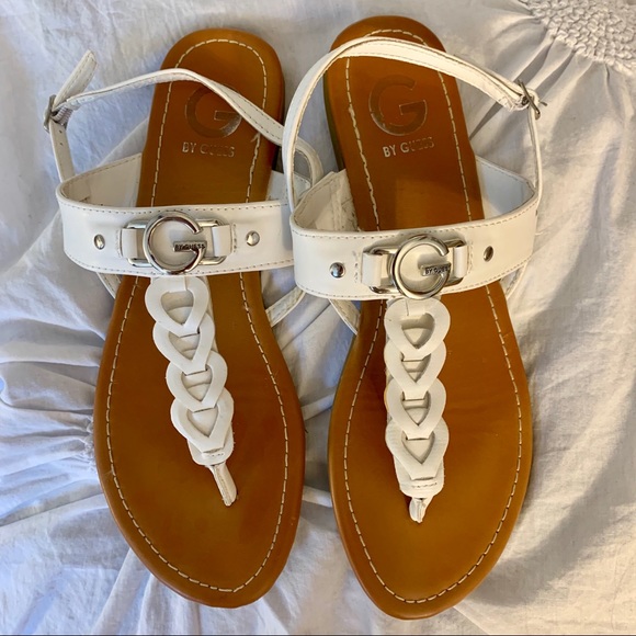 Guess Shoes - Cute, White Guess Sandals